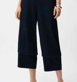Joseph Ribkoff Joseph Ribkoff Midnight Blue Seersucker Balloon Pull-On Pants