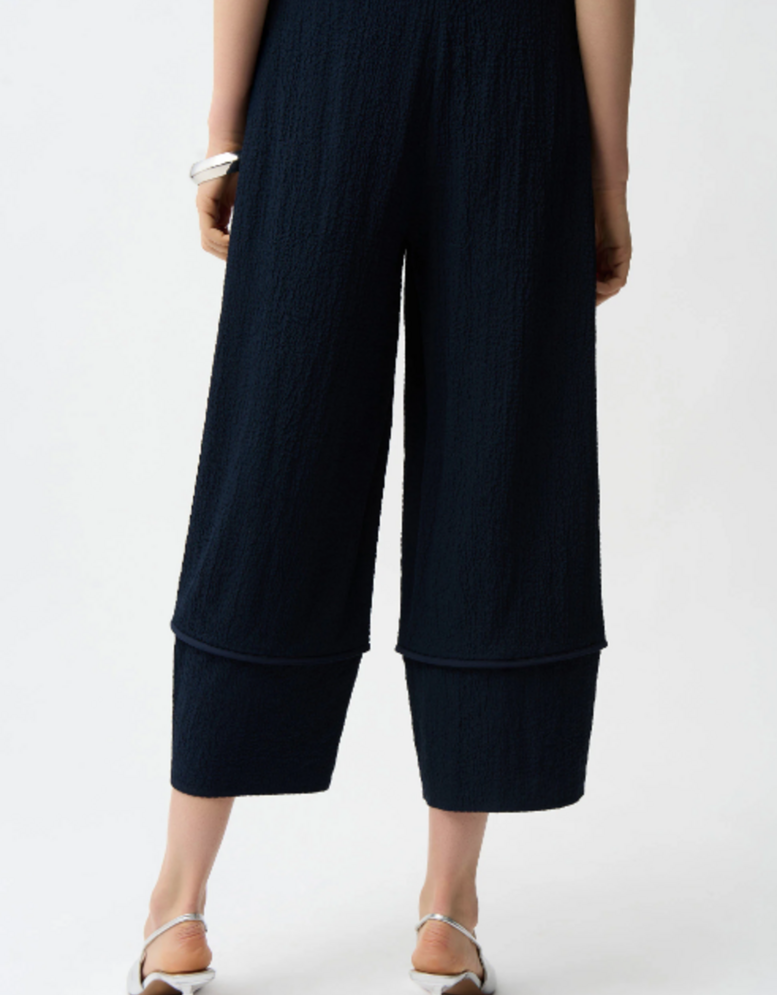 Joseph Ribkoff Joseph Ribkoff Midnight Blue Seersucker Balloon Pull-On Pants