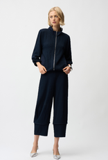 Joseph Ribkoff Joseph Ribkoff Midnight Blue Seersucker Balloon Pull-On Pants