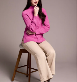 Tribal Tribal Cameo L/S Mock Neck Sweater CC Tribal Tribal Cameo L/S Mock Neck Sweater CC