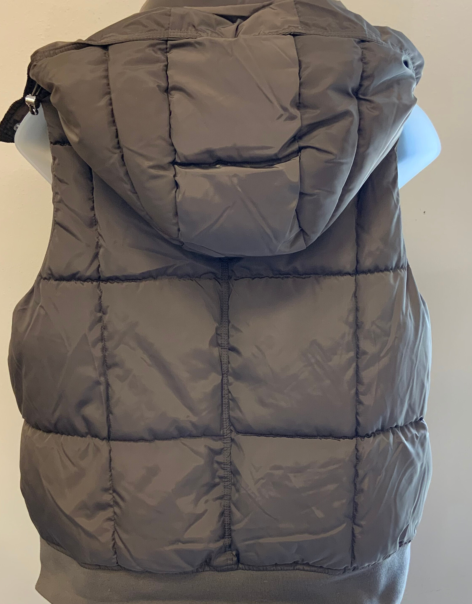Tribal Tribal 2247O Fossil Quilted Vest W/Removable Hood HC