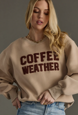 Panache Apparel Panache Tan Coffee Weather Sweatshirt LK