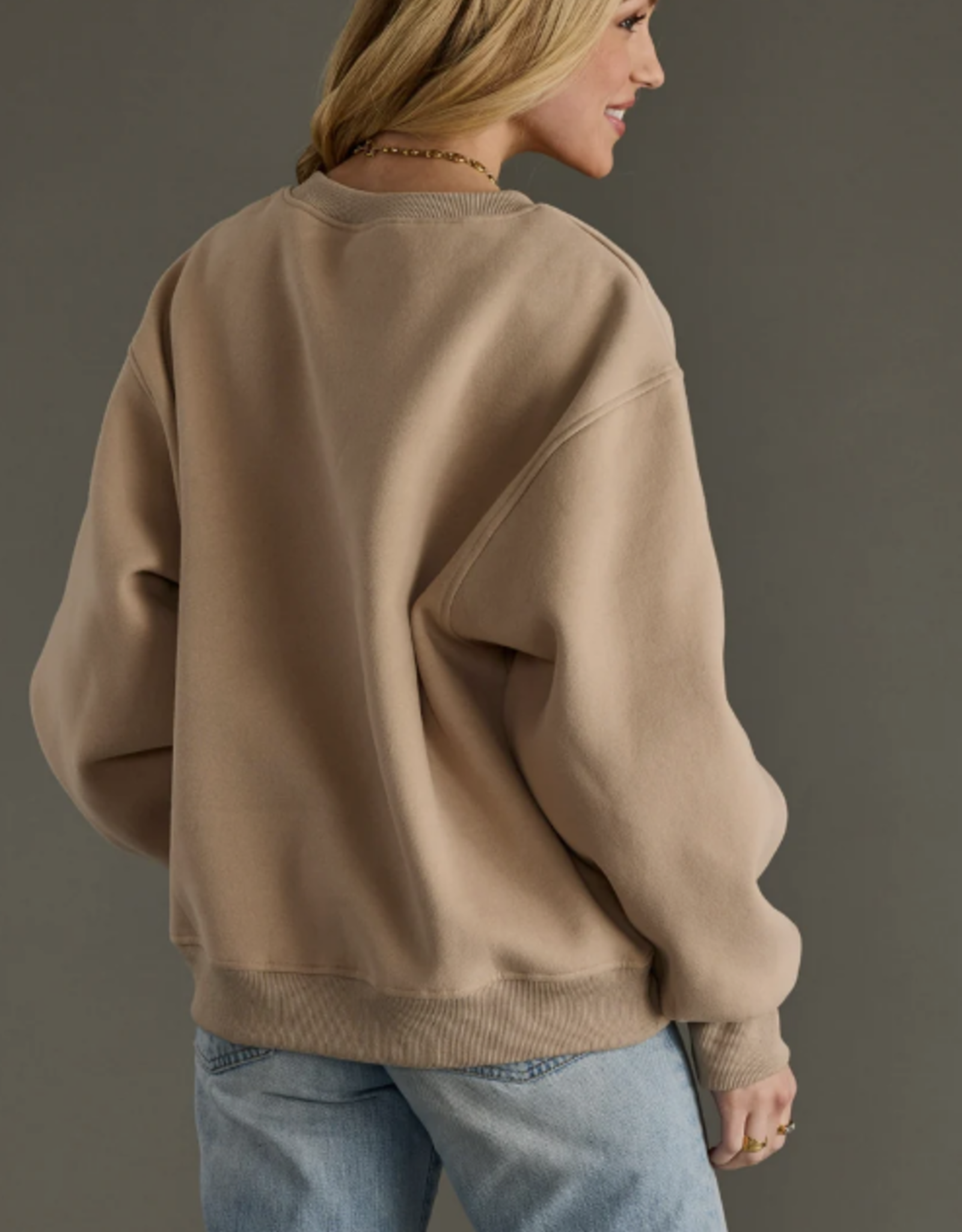 Panache Apparel Panache Tan Coffee Weather Sweatshirt LK