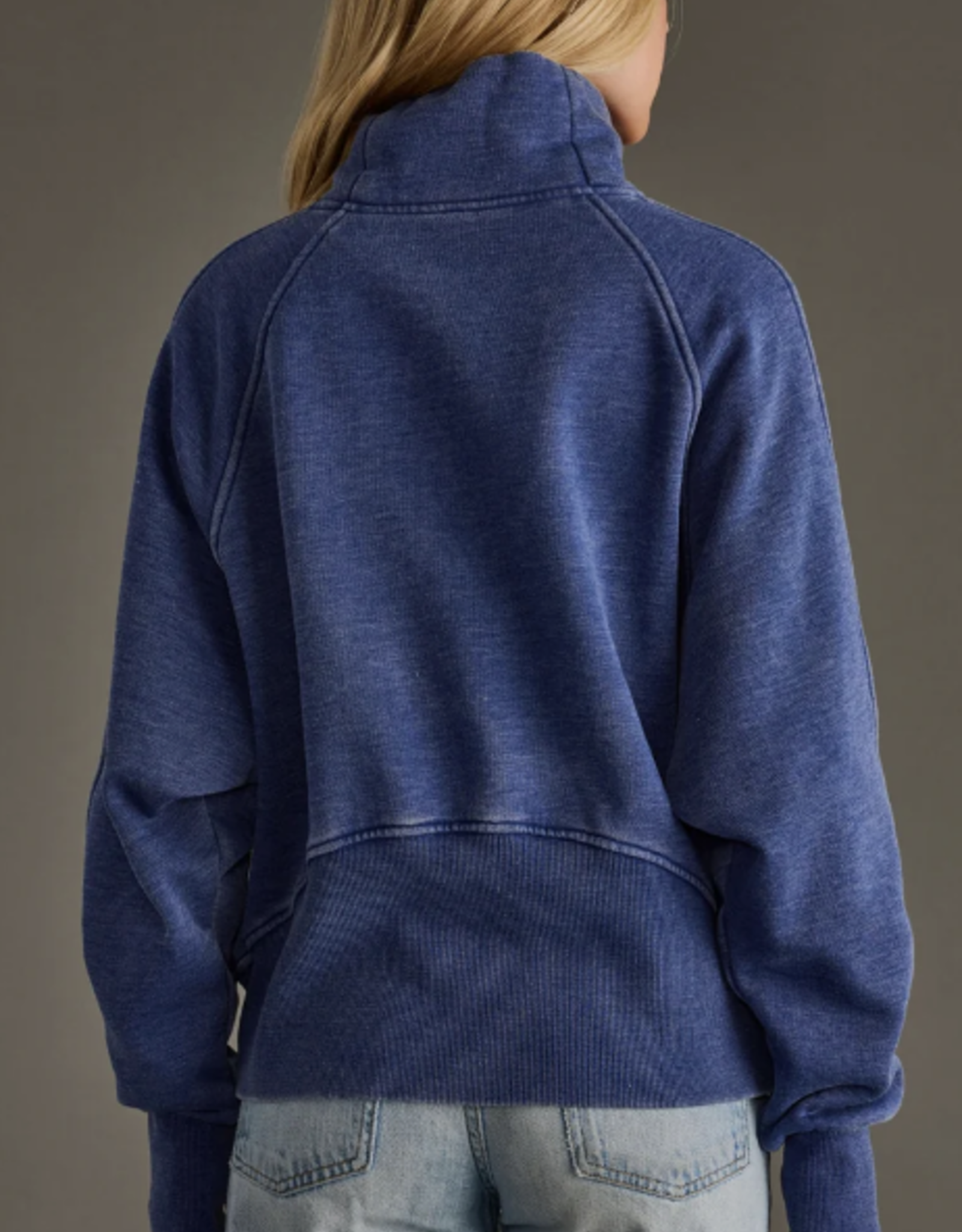 Panache Apparel Panache Navy 1/4 Zip Sweatshirt LH