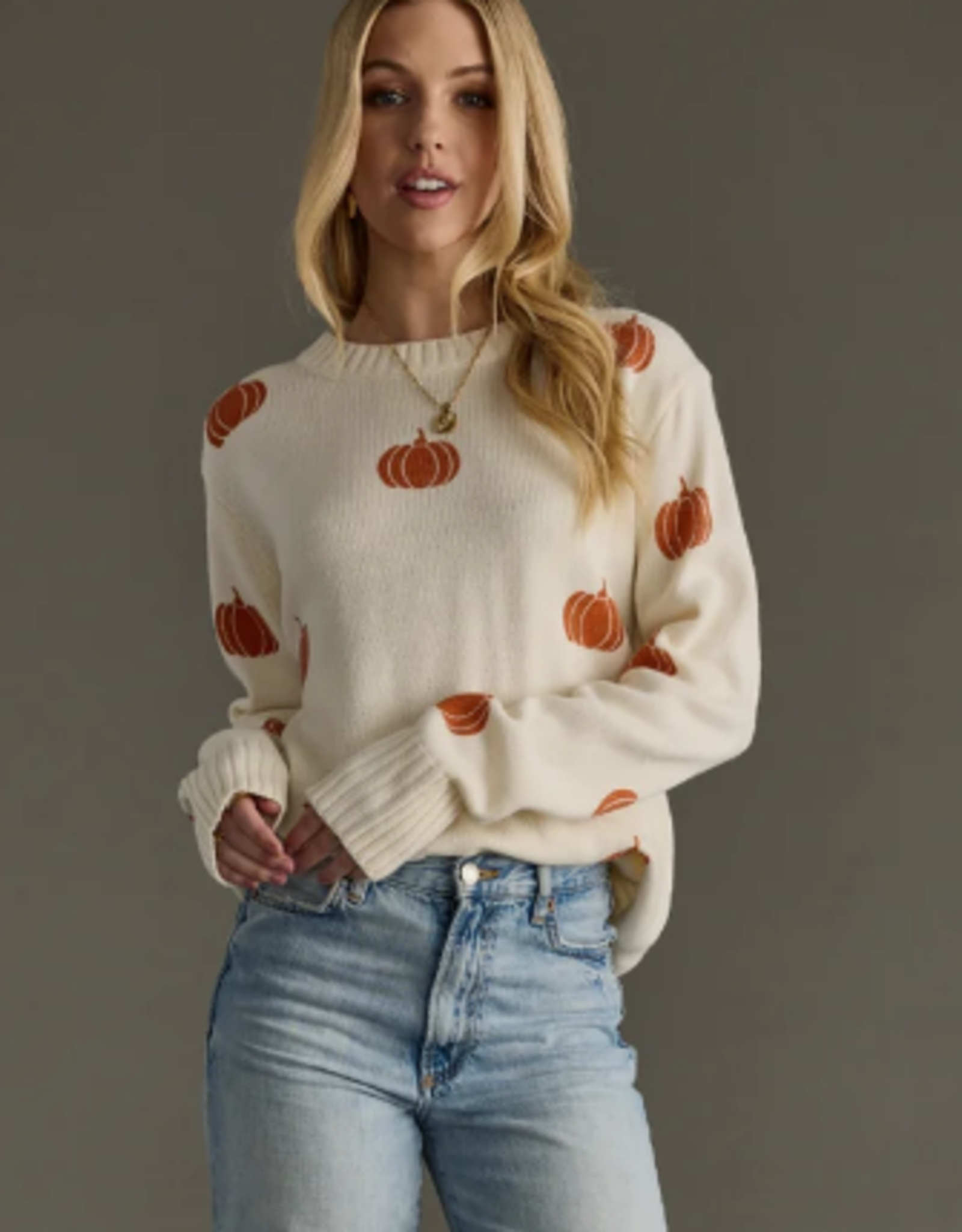 Panache Apparel Panache Cream Pumokin Sweater AB