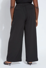 Lysse Lysse Black Pull-On Darcy Pleated Wide Leg Pant