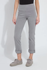 Lysse Lysse Antique Wash Dark Grey Pull-On Boyfriend Denim Pant