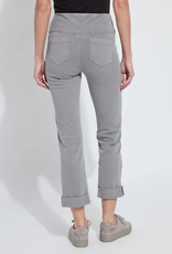 Lysse Lysse Antique Wash Dark Grey Pull-On Boyfriend Denim Pant