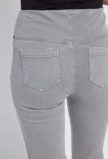 Lysse Lysse Antique Wash Dark Grey Pull-On Boyfriend Denim Pant