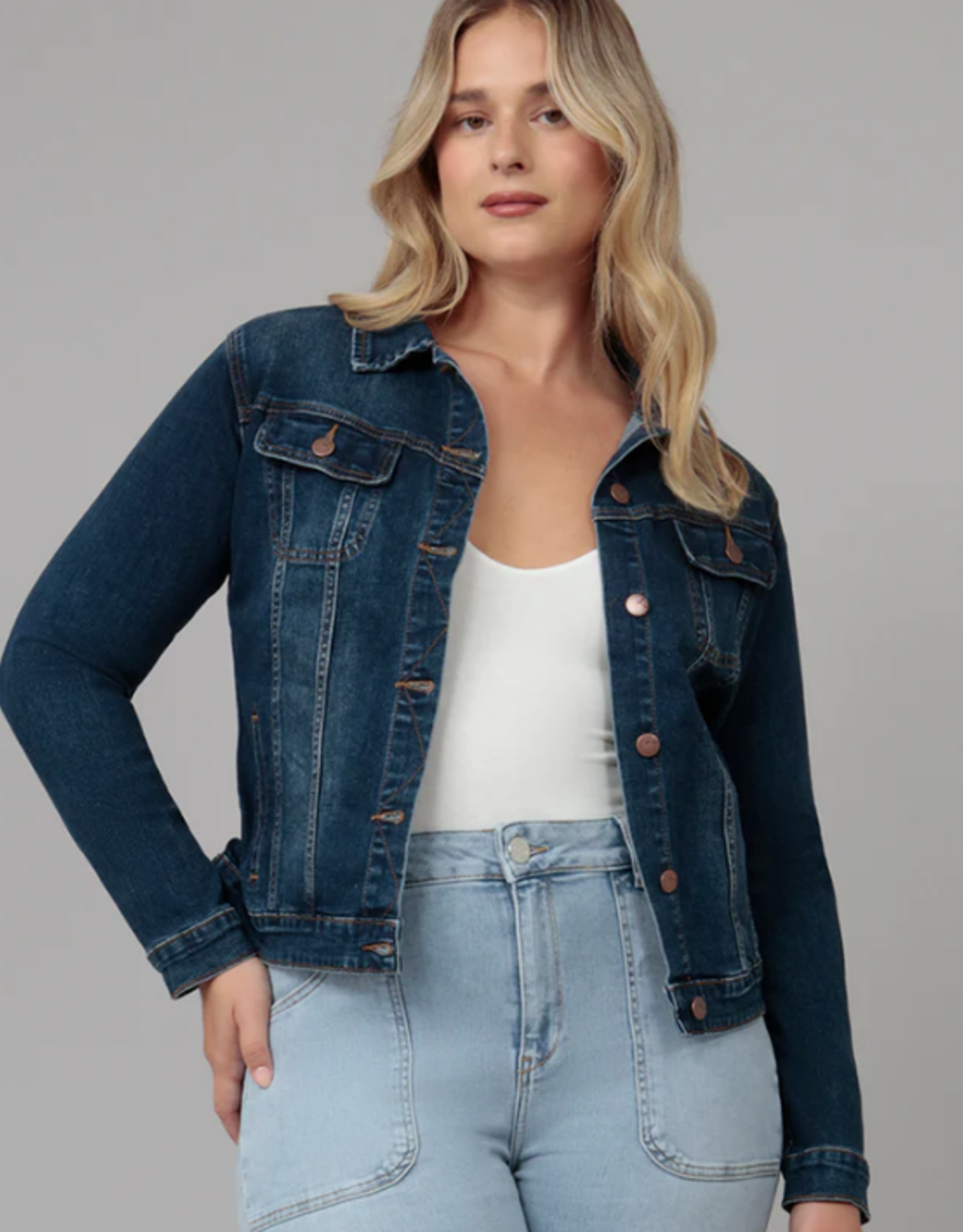 Lola Jeans Lola Gabriella Cool Starry Night Classic Denim Jacket