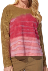 Escape Escape Rose River Modal Spandex Sunset Pullover AH