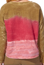 Escape Escape Rose River Modal Spandex Sunset Pullover AH