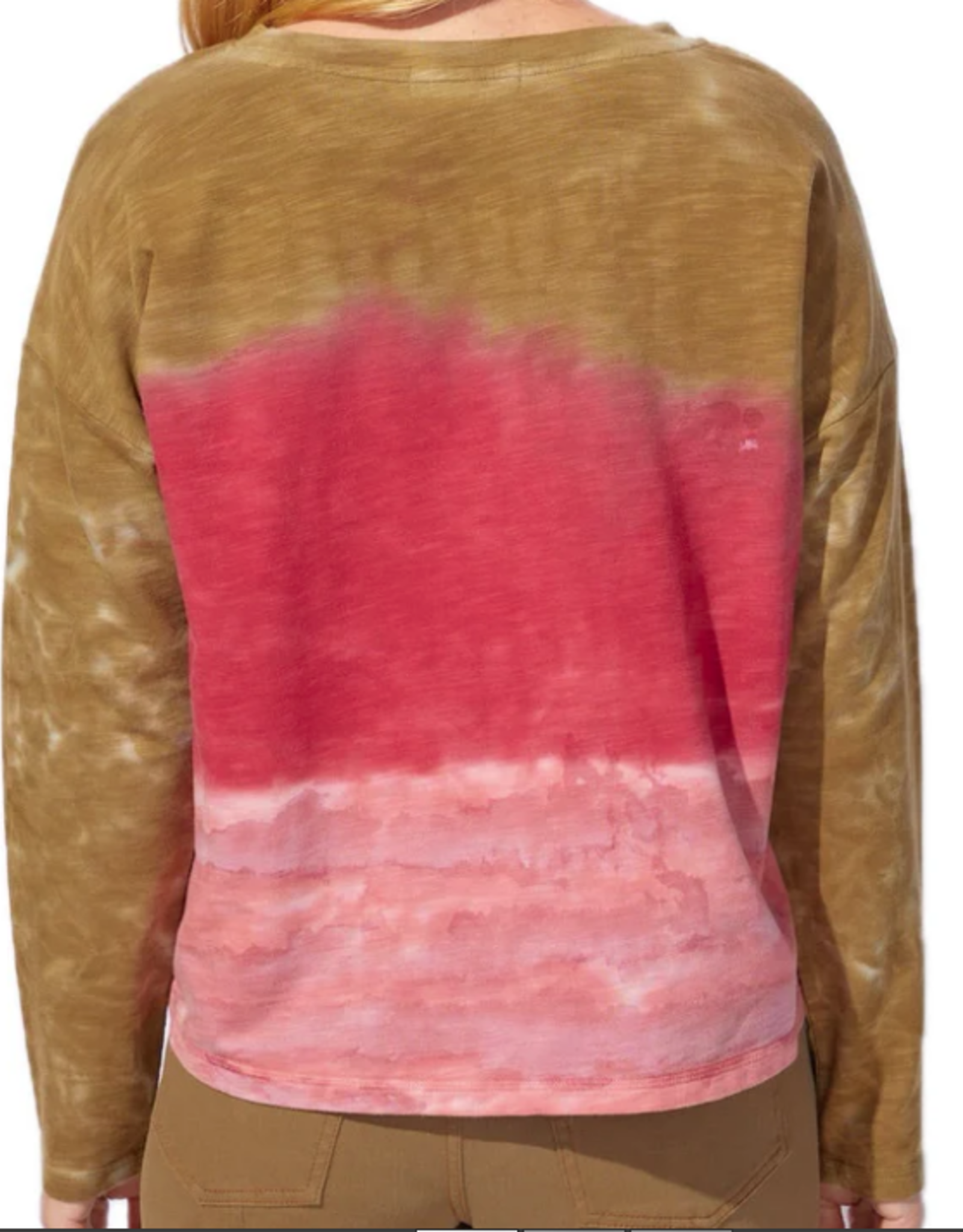 Escape Escape Rose River Modal Spandex Sunset Pullover AH