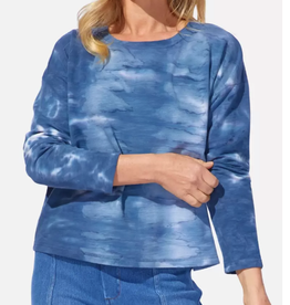 Escape Escape Indigo River Modal Spandex Sunset Pullover AH