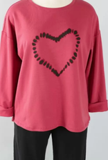 Escape Escape Garnet Destination Fleece Heart Pullover AL