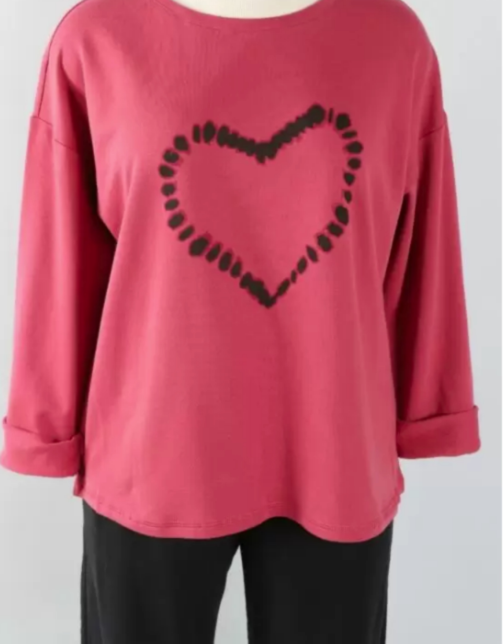 Escape Escape Garnet Destination Fleece Heart Pullover AL