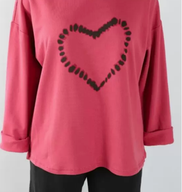 Escape Escape Garnet Destination Fleece Heart Pullover AL