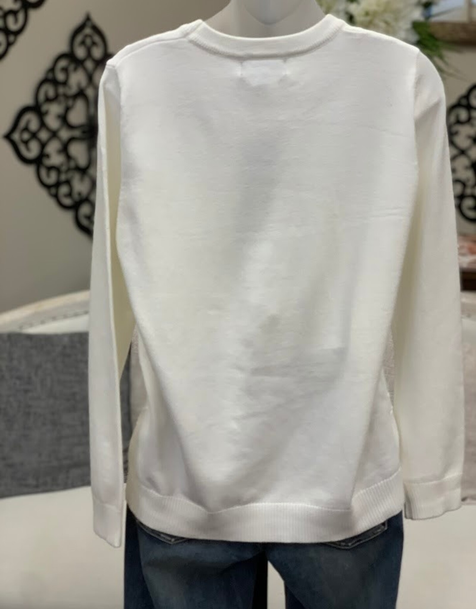 Papillon Papillon White Diamond Sweater LK