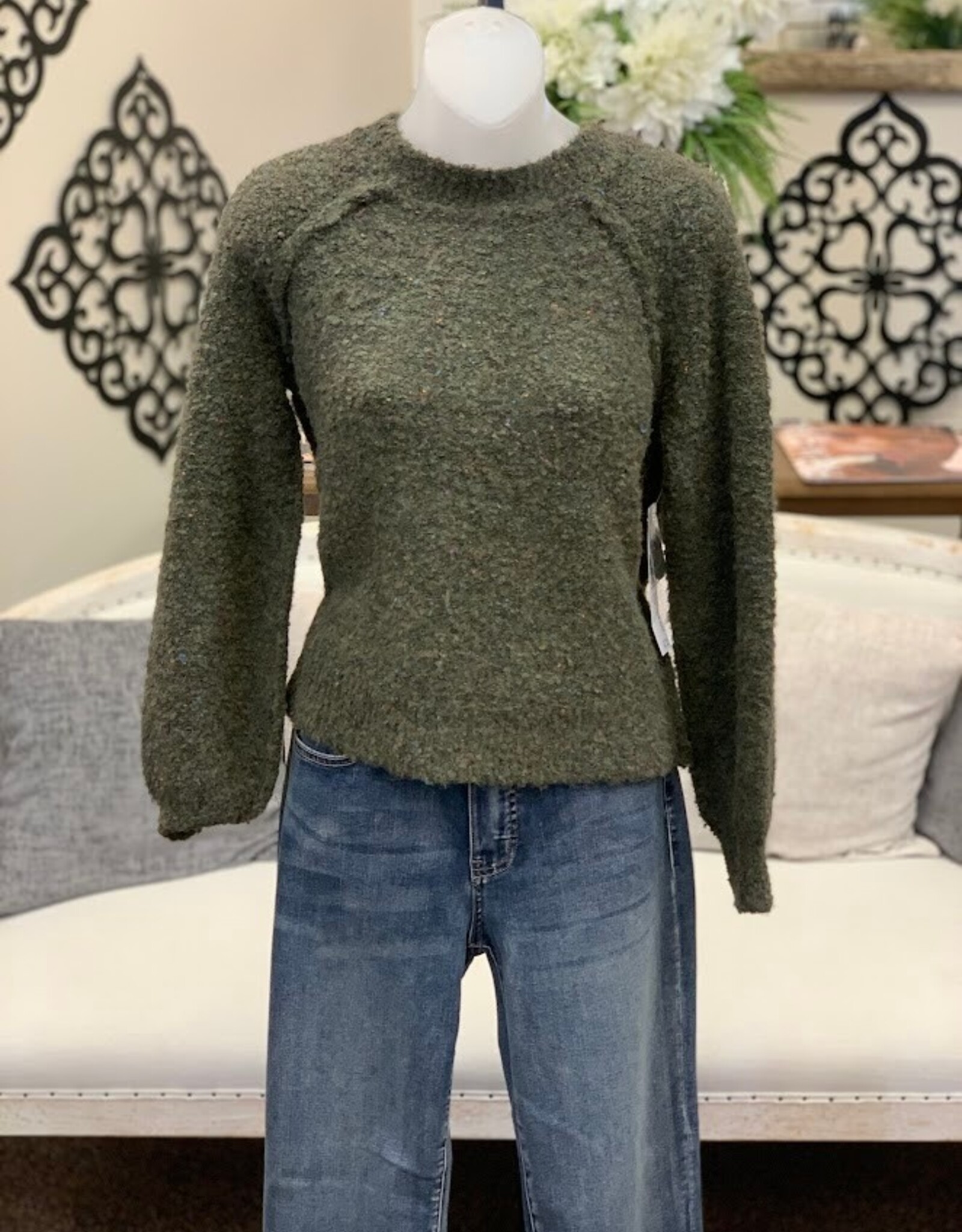 Tribal Tribal Ivy L/S Crew Neck Sweater CC