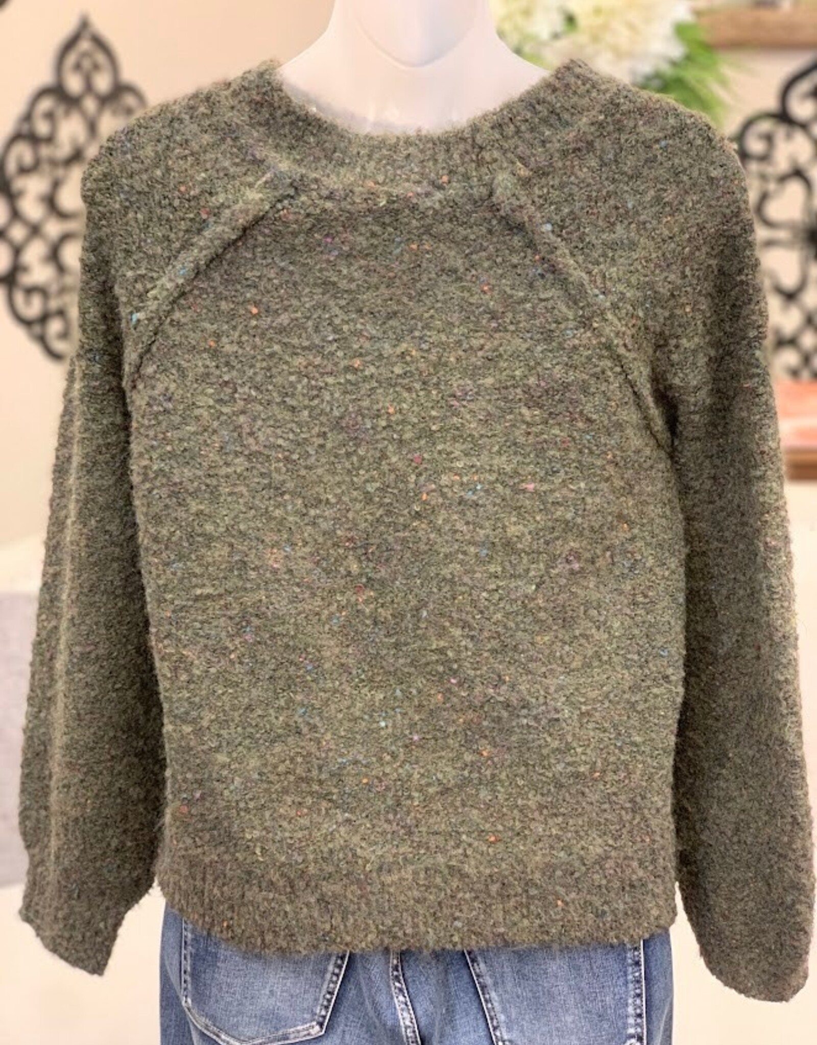 Tribal Tribal Ivy L/S Crew Neck Sweater CC