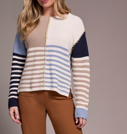 Tribal Tribal Sandstone L/S Boat Neck Sweater CL