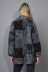 Picadilly Picadilly Blue/Grey Textured Jacket