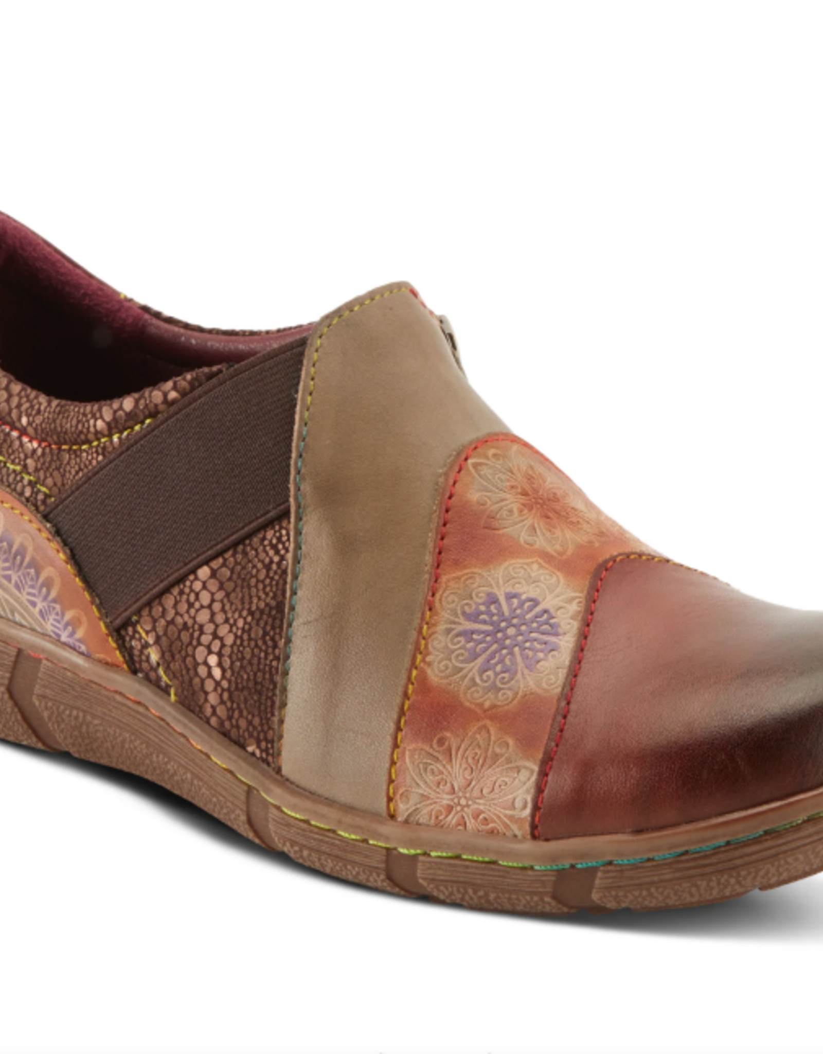 Spring Step Spring Step LATA Brown Multi Casual Shoe