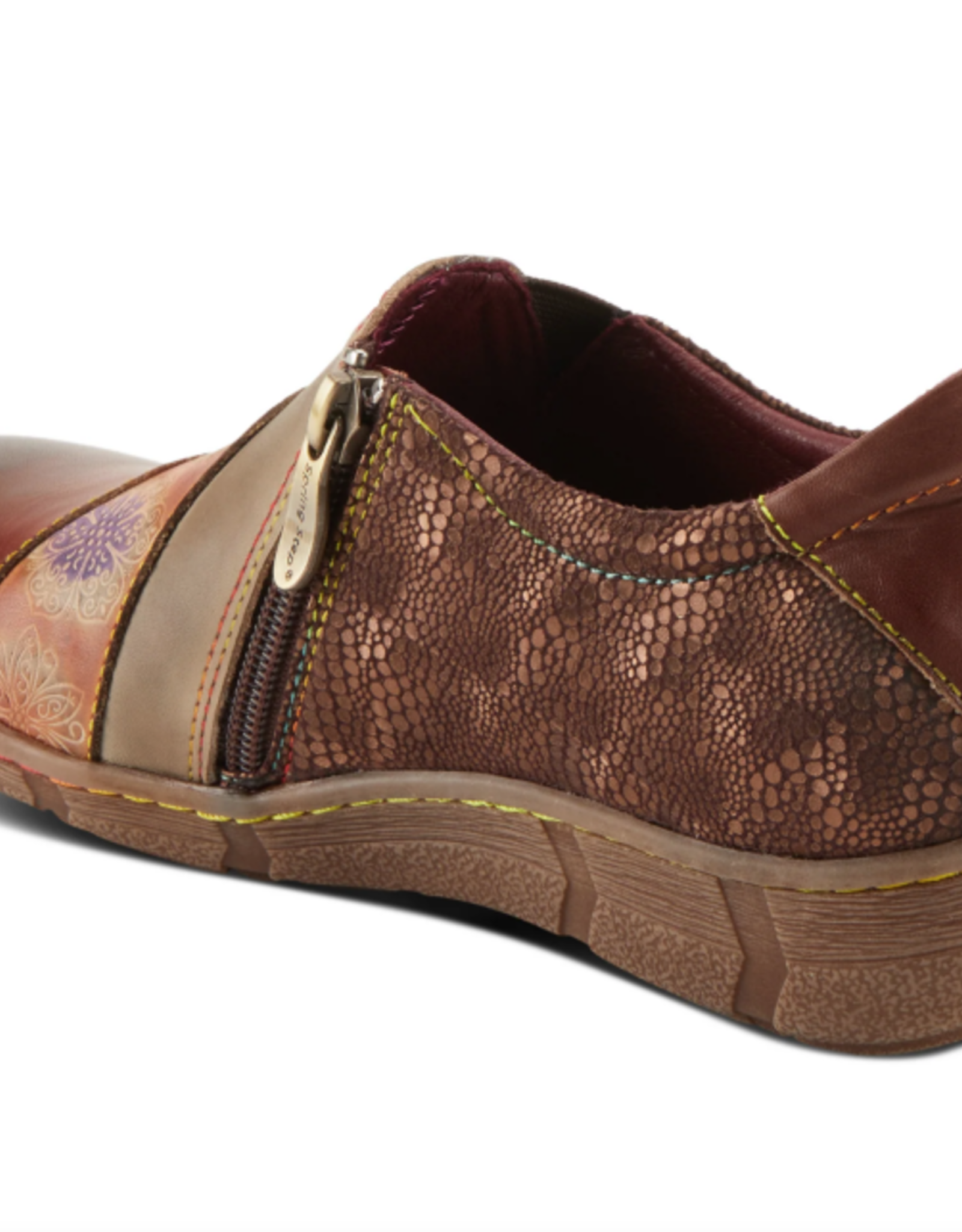 Spring Step Spring Step LATA Brown Multi Casual Shoe