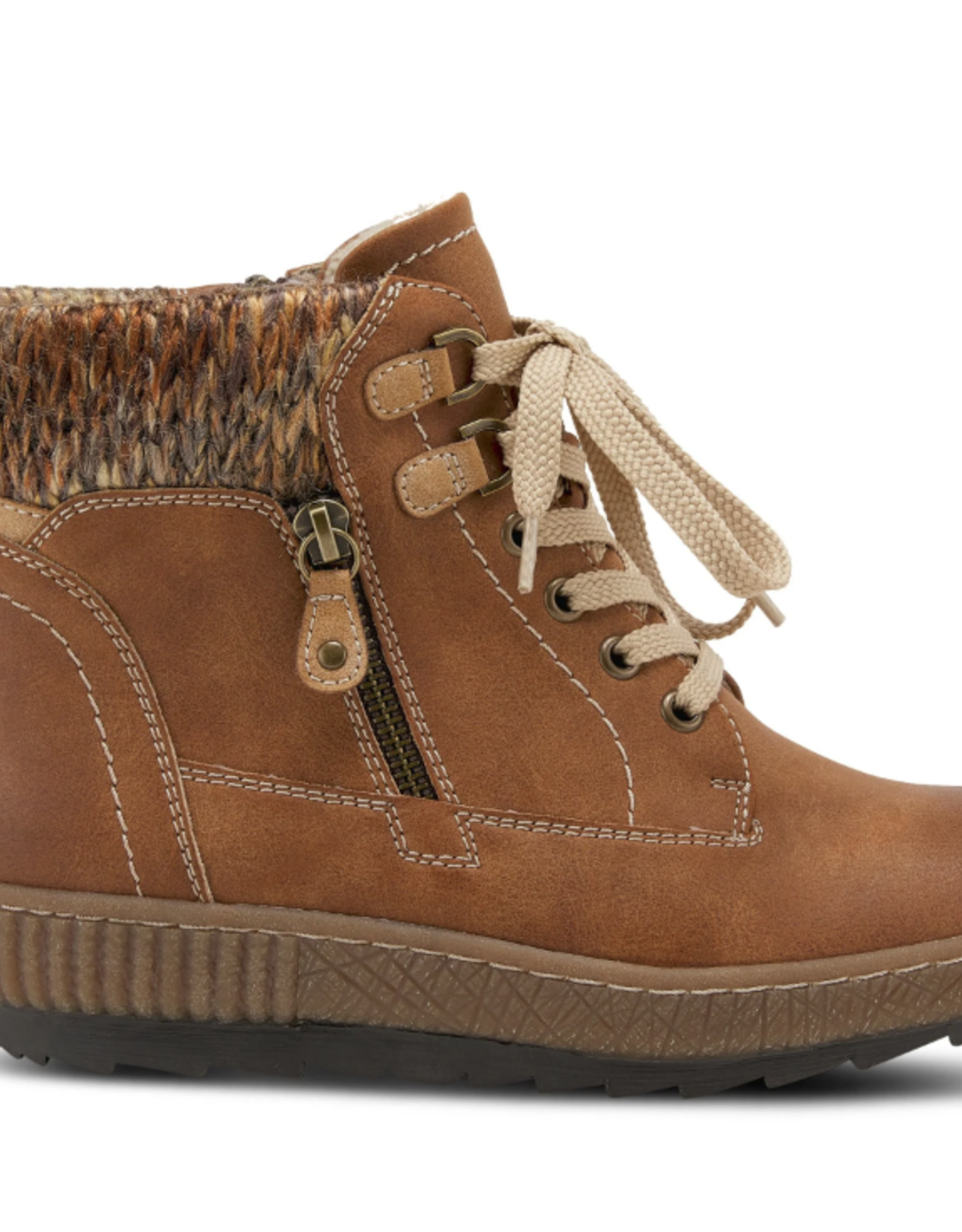 Spring Step Spring Step KARLENE Medium Brown Sporty Boot