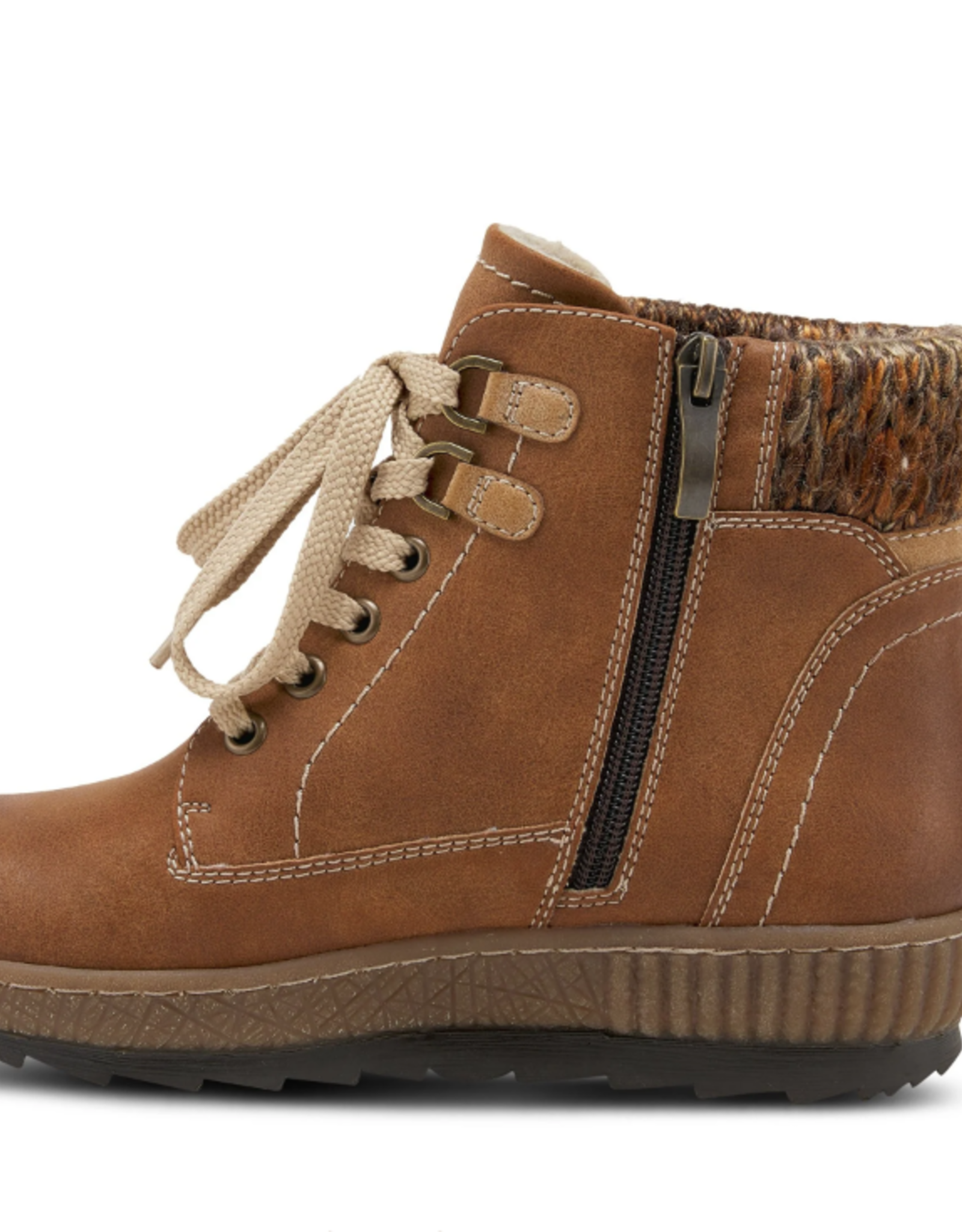 Spring Step Spring Step KARLENE Medium Brown Sporty Boot