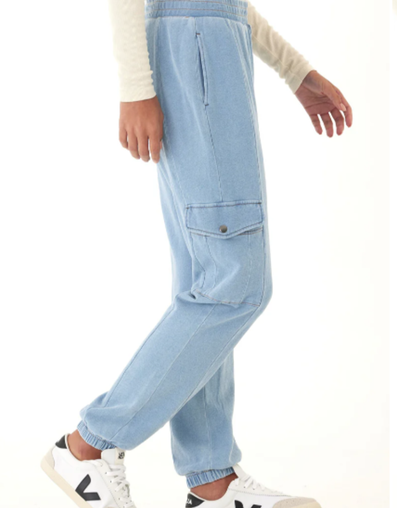 Threads 4 Thought Threads 4 Thought TWA10024 Lightwash Daphnie Denim Terry Cargo Jogger CE