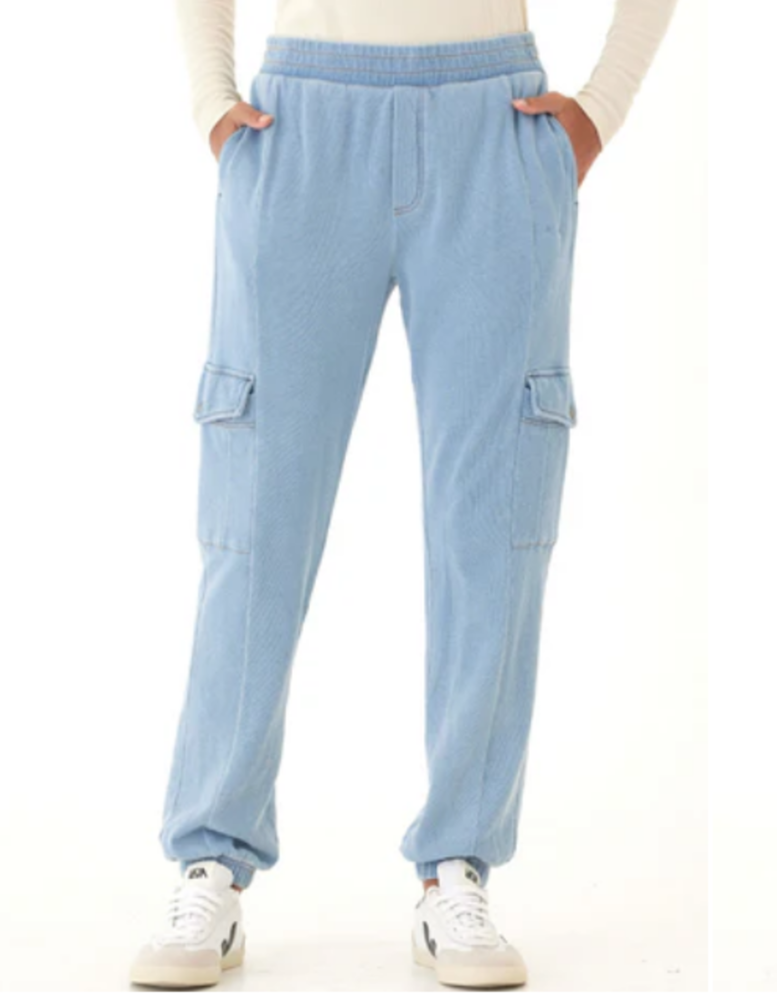 Threads 4 Thought Threads 4 Thought TWA10024 Lightwash Daphnie Denim Terry Cargo Jogger CE