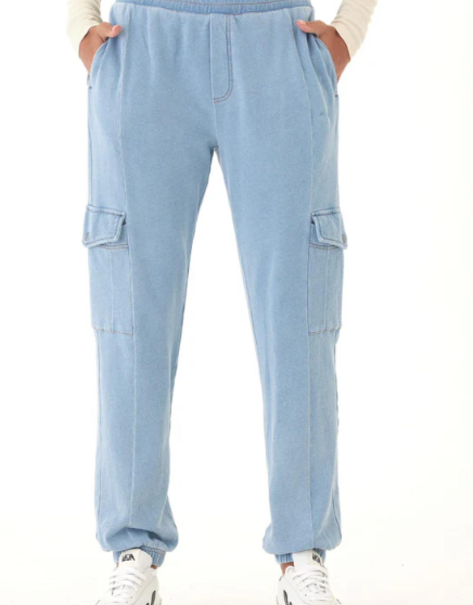 Threads 4 Thought Threads 4 Thought TWA10024 Lightwash Daphnie Denim Terry Cargo Jogger CE