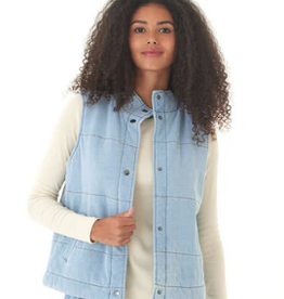 Threads 4 Thought Threads 4 Thought Lightwash Malia Demin Terry Puffer Vest