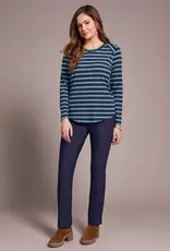 Tribal Tribal Sapphire L/S Crew Neck Top AC