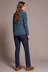 Tribal Tribal Sapphire L/S Crew Neck Top AC