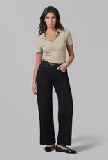 Lola Jeans Lola Colette Black High Rise Wide Leg Jean 31" HE