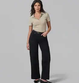 Lola Jeans Lola Colette Black High Rise Wide Leg Jean 31" HE