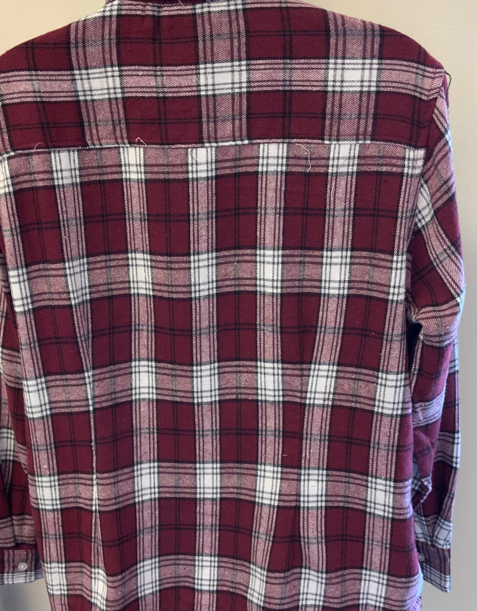 Keren Hart Keren Hart 79016A Wine Flannel Shirt BO