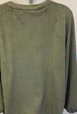 Joh JOH 55853A Olive Austin Suede Top AH