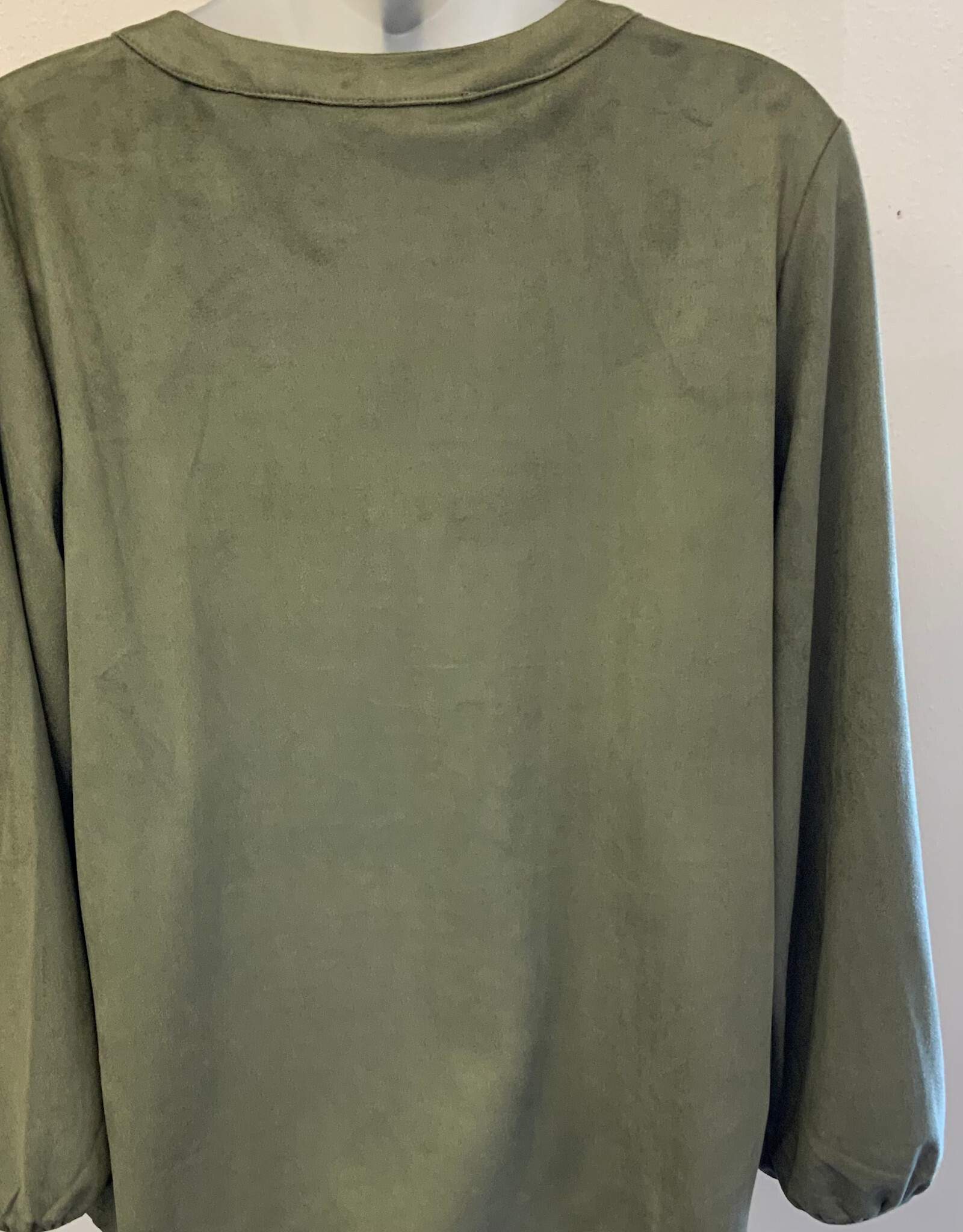 Joh JOH 55853A Olive Austin Suede Top AH