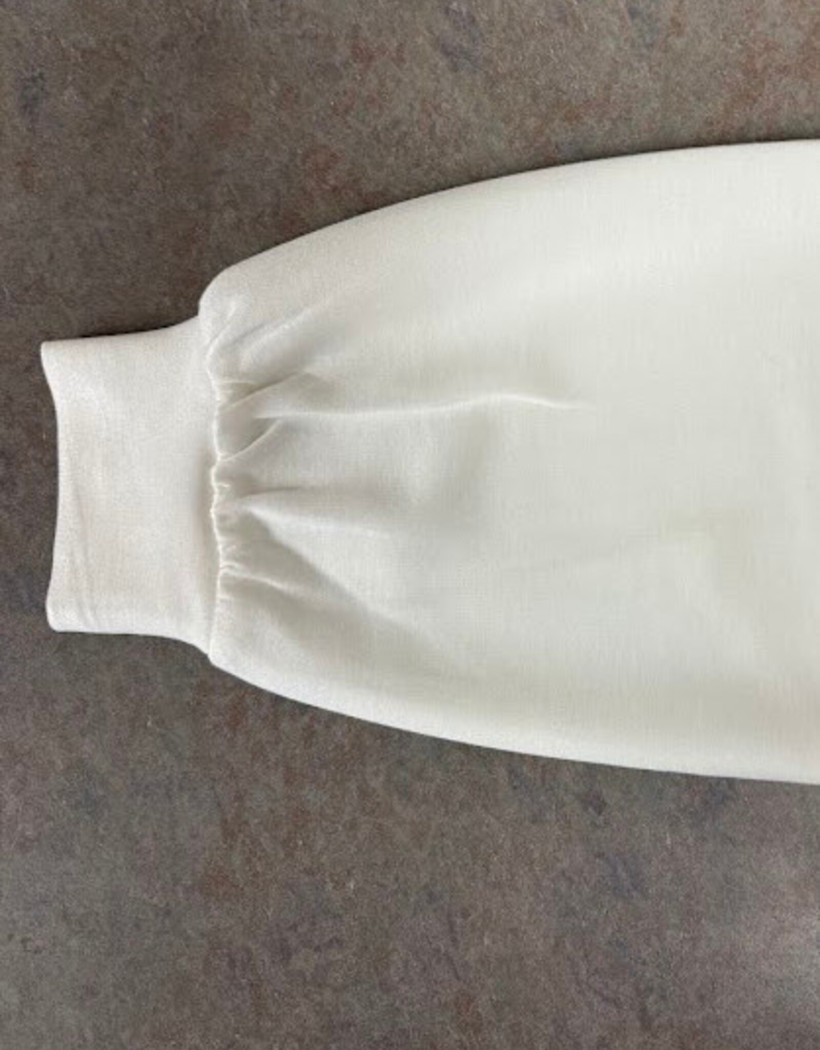Picadilly Picadilly Off White Mock Neck Top