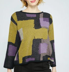 Olivia Olivia Modern Collage Sweater CR