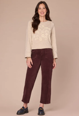 Democracy Democracy Heather Oatmeal Bell L/S Boat Neck Knit