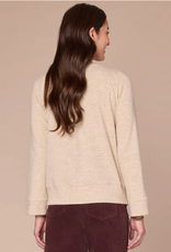Democracy Democracy Heather Oatmeal Bell L/S Boat Neck Knit