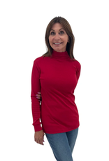 Keren Hart Keren Hart Long Sleeve Mock Neck Knit Top