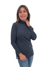 Keren Hart Keren Hart Long Sleeve Mock Neck Knit Top
