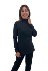 Keren Hart Keren Hart Long Sleeve Mock Neck Knit Top