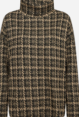 Soya Concept SOYA CONCEPTS Black/Tan Houndstooth Sweater AE
