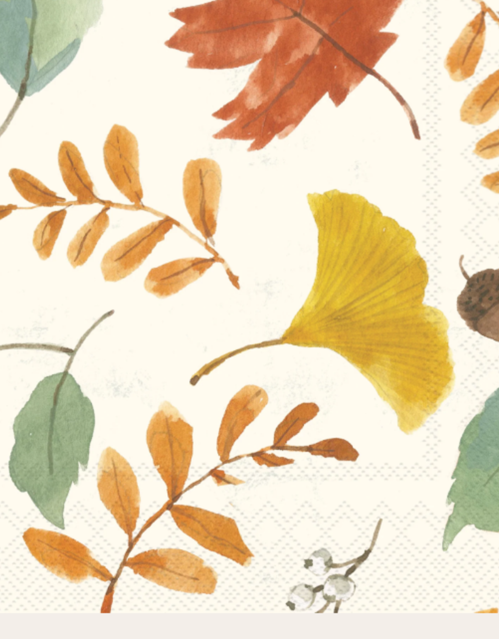 Boston International Harvest Leaves Allover Lunch Napkin